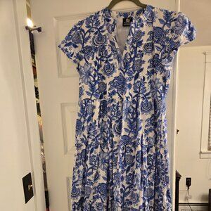 Madison Mathews Folly Midi Short Sleeve